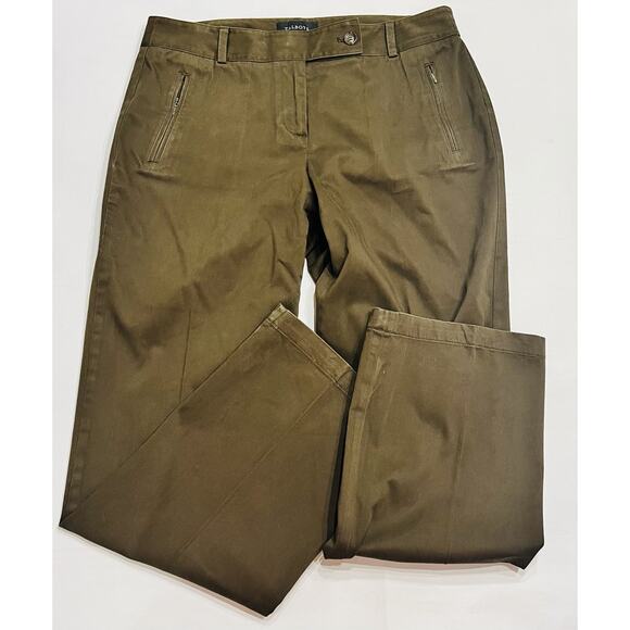 Talbots Pants - TALBOTS Women’s Signature Size 10 Pants Trousers Green (A0129)